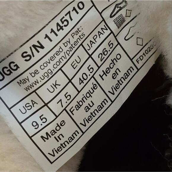 UGG Brooklyn Sunburst heeled sheepskin boot in chestnut size 9.5 New! - Picture 9 of 11